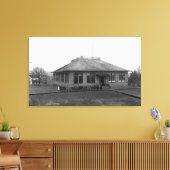 Roseburg, OR Uitzicht West Side Public School Canvas Afdruk (Insitu (Woonkamer))