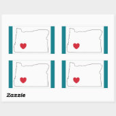 Roseburg Strong Oregon Rechthoekige Sticker (Vel)