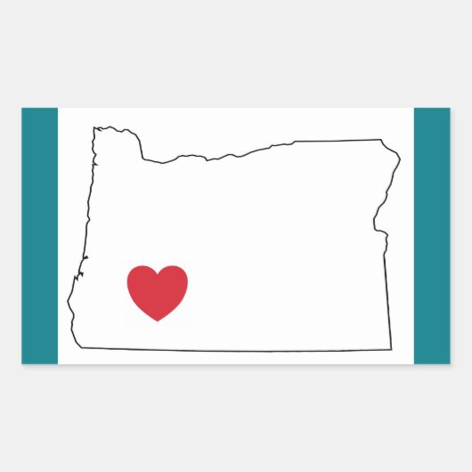 Roseburg Strong Oregon Rechthoekige Sticker (Voorkant)