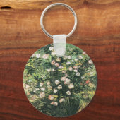 Rosebush in Blossom door Vincent van Gogh Sleutelhanger (Voorkant)