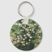 Rosebush in Blossom door Vincent van Gogh Sleutelhanger (Achterkant)