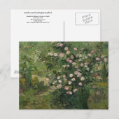 Rosebush in Blossom, Van Gogh Fine Art Briefkaart (Voorkant / Achterkant)