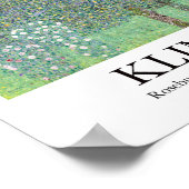 Rosebushes onder de bomen door Gustav Klimt Poster (Hoek)