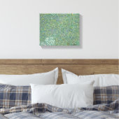 Rosebushes onder de bomen - Gustav Klimt Canvas Afdruk (Insitu (Slaapkamer))