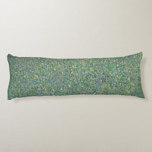 Rosebushes onder de bomen - Gustav Klimt Lichaamskussen (Achterkant)