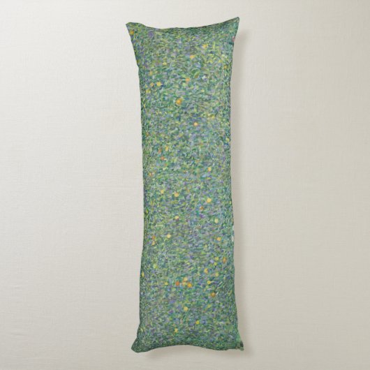 Rosebushes onder de bomen - Gustav Klimt Lichaamskussen (Achterkant (Verticaal))