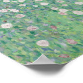 Rosebushes onder de bomen - Gustav Klimt Poster (Hoek)
