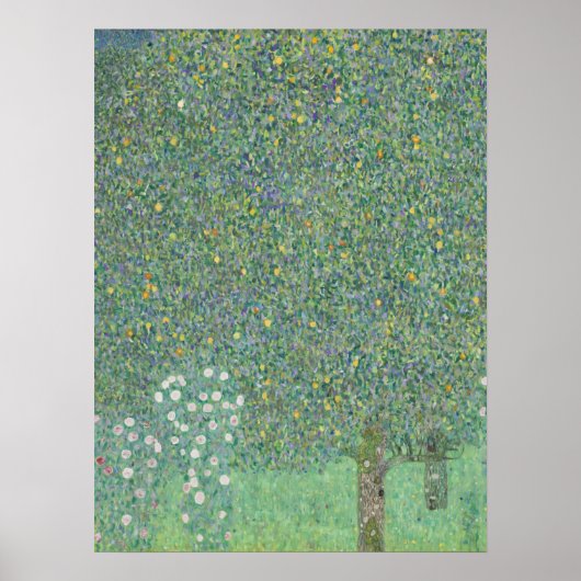 Rosebushes onder de bomen - Gustav Klimt Poster (Voorkant)