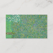 Rosebushes under the Trees, 1905 by Gustav Klimt Visitekaartje (Voorkant)