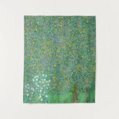 Rosebushes under the Trees, 1905 by Gustav Klimt Wandkleed (Voorkant)