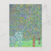 Rosebushes van Gustav Klimt onder het schilderij Briefkaart (Voorkant)