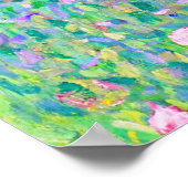 Rosebushes van Gustav Klimt onder het schilderij Poster (Hoek)