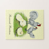 Rosecomb Bantams en Chicken Legpuzzel (Horizontaal)