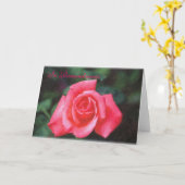 RoseCustom1, ter herinnering Kaart (Gele Bloem)