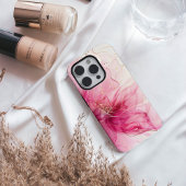 Rosée Élégance Luxe Roze Bloem Zijde  Case-Mate iPhone Case