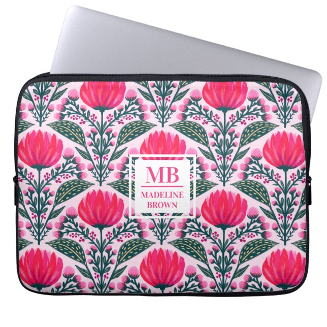 Rosefield Dreams Laptop Sleeve (Voorkant)