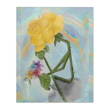 Rosegifts Thinker Roos Wall Art