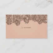 Rosegold Cakes en behandelde Visitekaartje (Achterkant)