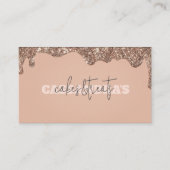Rosegold Cakes en behandelde Visitekaartje (Voorkant)