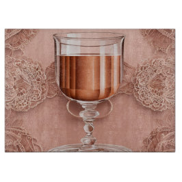 Rosegold Cheers Lace AI-kunst Snijplank