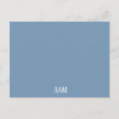 RoseGold Metallic Glitter Floral Folie Kijk bruilo Uitnodiging Briefkaart (Achterkant)