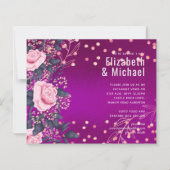 Rosegold Metallic WEDDING Glitter look (Voorkant)