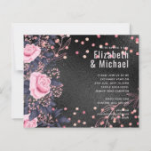 Rosegold Metallic WEDDING Glitter look (Voorkant)