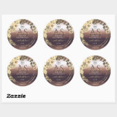 Rosegold Product Label Cream Flowers Monogram Logo (Vel)