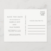 Rosegold Save the Date Briefkaart (Achterkant)
