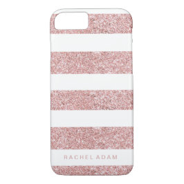 RoseGold Striped Phone Case