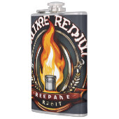 #rosegoldvinylflaskVinylWrappedFlask Heupfles (Links)