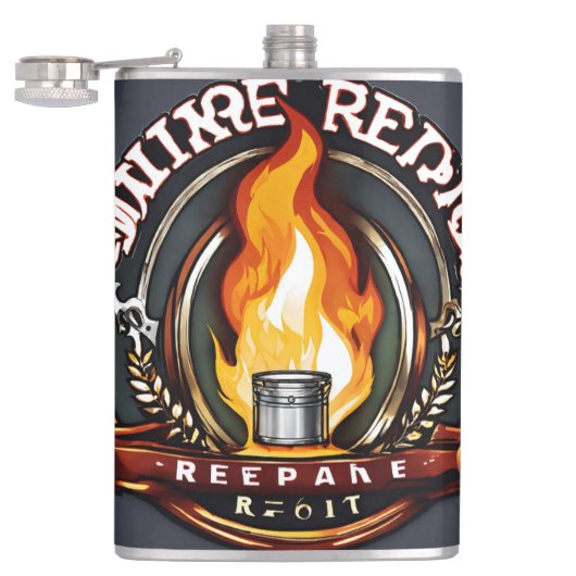 #rosegoldvinylflaskVinylWrappedFlask Heupfles (Geopend)