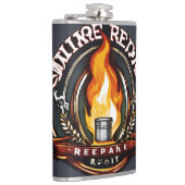 #rosegoldvinylflaskVinylWrappedFlask Heupfles (Rechts)