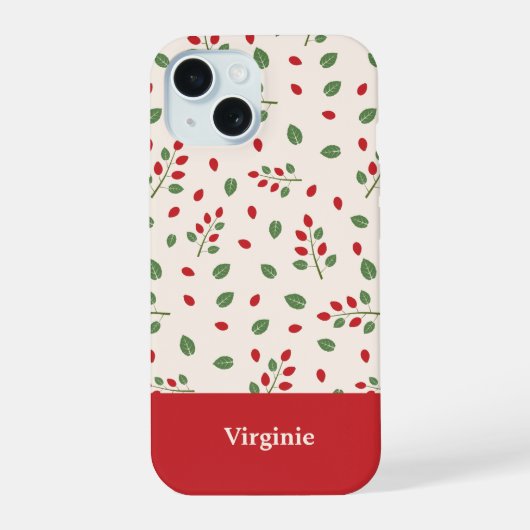 Rosehip iPhone 15 Case (Achterkant)