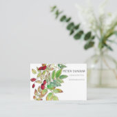 Rosehip Personalized Visitekaartje (Staand voorkant)
