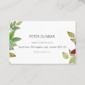 Rosehip Personalized Visitekaartje (Achterkant)