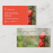 Rosehip Visitekaartje (Voorkant / Achterkant)