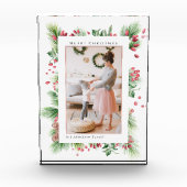 Rosehips & Holly Berries - kerstfoto Fotoblokken (Voorkant)