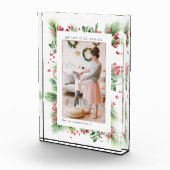 Rosehips & Holly Berries - kerstfoto Fotoblokken (Rechts)