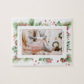 Rosehips & Holly Berries - kerstfoto Legpuzzel (Horizontaal)