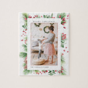 Rosehips & Holly Berries - kerstfoto Legpuzzel
