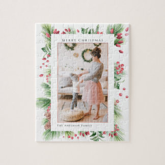 Rosehips & Holly Berries - kerstfoto Legpuzzel