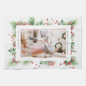 Rosehips & Holly Berries - kerstfoto Theedoek (Horizontaal)