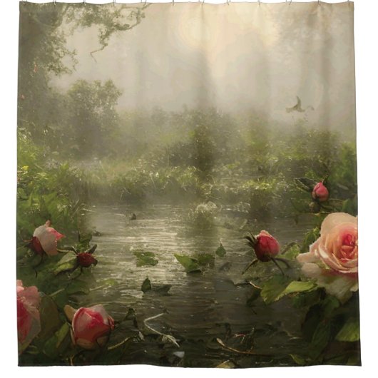 RoseLake - Douchegordijn (Voorkant)