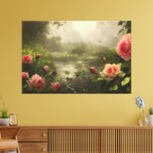 RoseLake - Ingepakt Canvas Afdruk (Insitu (Woonkamer))