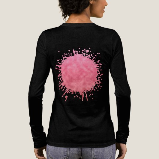 Roselicht Stilte Tri-Blend Shirt (Achterkant)