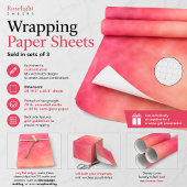 Roselight Embers Inpakpapier Vel