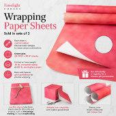 Roselight Embers Inpakpapier Vel