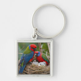 Rosella Birds Sleutelhanger