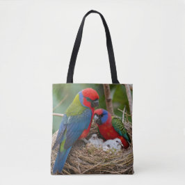 Rosella Birds Tote Bag